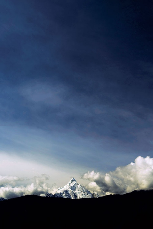 A view of Meili Mountain